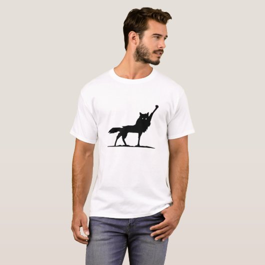Fantastischer Wolf T-Shirt (Vorne ganz)