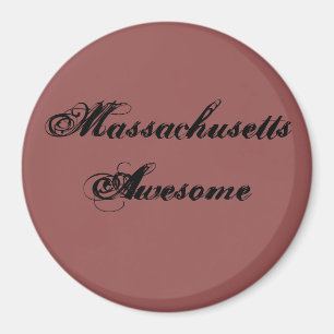 Fantastischer Zitat-Magnet Massachusetts Magnet