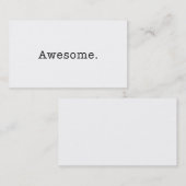 Fantastischer Zitat-Schablonen-freier Raum in Visitenkarte (Vorne/Hinten)