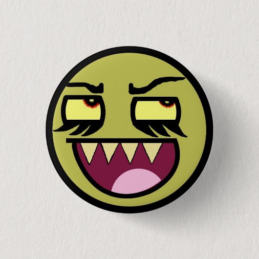 Fantastischer Zombie Button (Vorderseite)