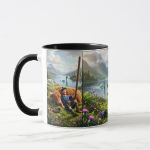Fantastisches 3D schottisches Nessie Tasse
