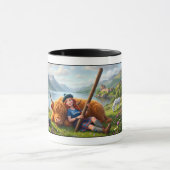 Fantastisches 3D-Schottland Nessie Tasse (Zentrum)