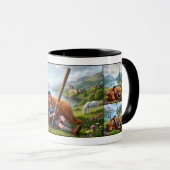 Fantastisches 3D-Schottland Nessie Tasse (VorderseiteRechts)