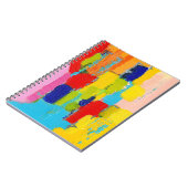 Fantastisches Abstraktes Gemälde von Kris Taylor Notizblock (Linke Seite)