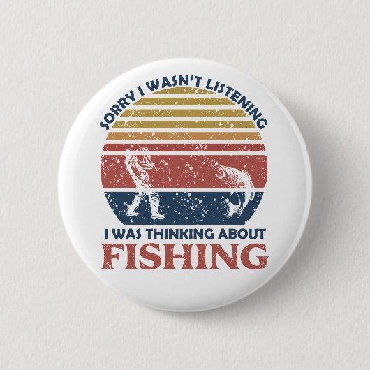Fantastisches Angeln Button (Vorderseite)