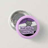 Fantastisches asexuales button (Vorne & Hinten)