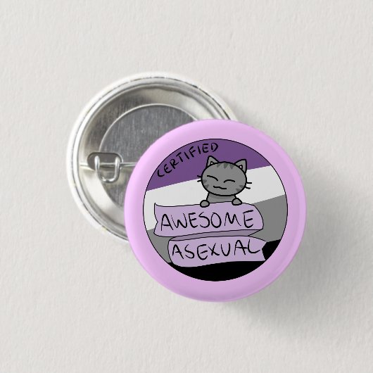 Fantastisches asexuales button (Vorne & Hinten)