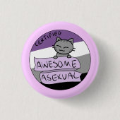 Fantastisches asexuales button (Vorderseite)