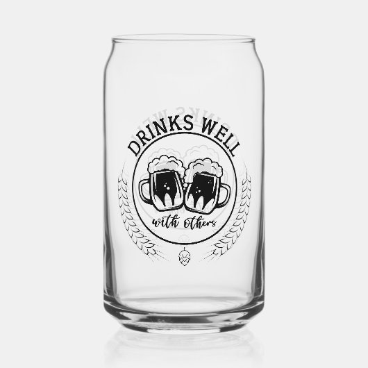 Fantastisches Bier bei gutem Essen Dosenglas (Rückseite)