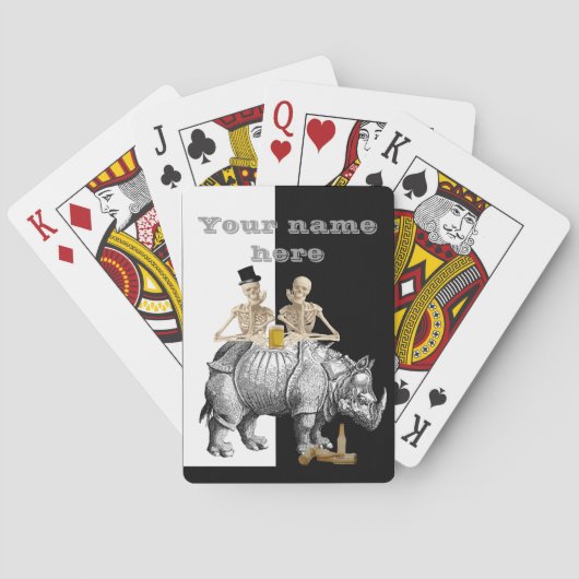 Fantastisches Bier-Trinken Spielkarten (Rückseite)