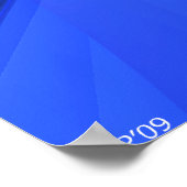 Fantastisches Blau Poster (Ecke)