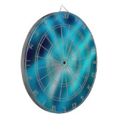 Fantastisches blaues Licht Dartscheibe (Vorderseite Links)