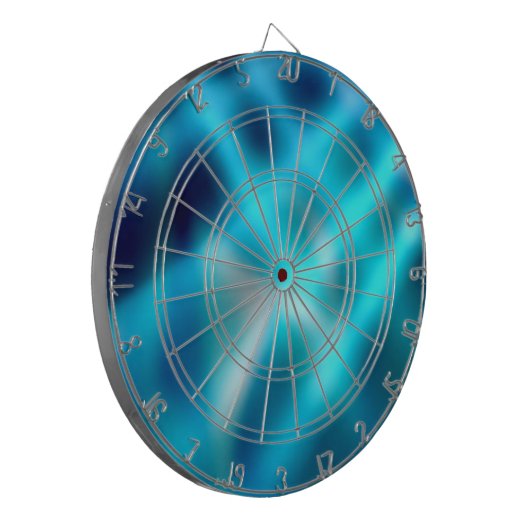 Fantastisches blaues Licht Dartscheibe (Vorderseite Links)