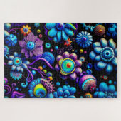 Fantastisches Blumenblut - Alien Flora Puzzle (Horizontal)