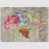 Fantastisches Blumenhandschuh Dekoupage Tissue Pap Seidenpapier (Vorderseite)