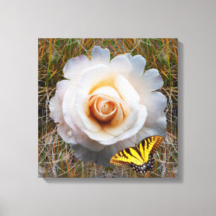 Fantastisches Blumenposter Leinwanddruck