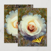 Fantastisches Blumenposter Postkarte (Vorne/Hinten)