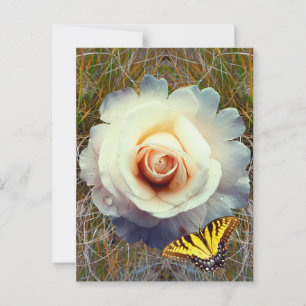 Fantastisches Blumenposter Postkarte