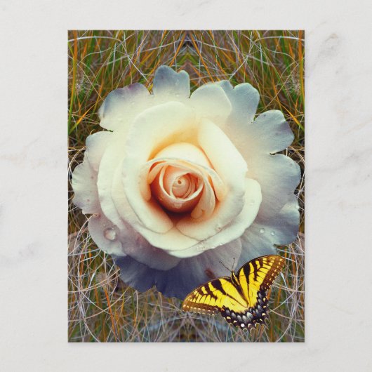 Fantastisches Blumenposter Postkarte (Vorderseite)