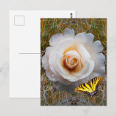 Fantastisches Blumenposter Postkarte (Vorne/Hinten)