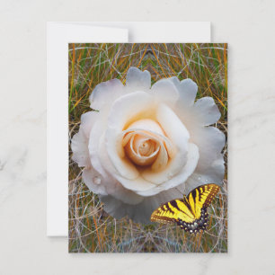 Fantastisches Blumenposter Postkarte