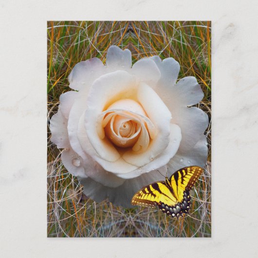 Fantastisches Blumenposter Postkarte (Vorderseite)