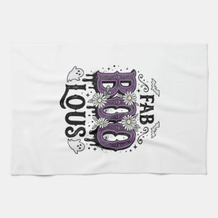 Fantastisches Boo Halloween Vintage Geist Shirt De Geschirrtuch