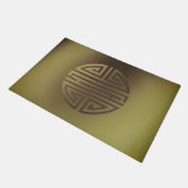 Fantastisches chinesisches Schriftzeichen der Fußmatte (Schrägansicht)