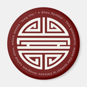 Fantastisches chinesisches Schriftzeichen der Magnet