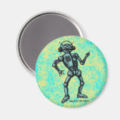 Fantastisches Design für Musikroboter Magnet (Vorderseite/Rückseite)