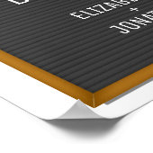 Fantastisches Felt-Letter-Board für Ihren benutzer Poster (Ecke)