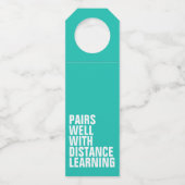 Fantastisches Fernlerngeschenk Flaschenanhänger (Vorderseite)