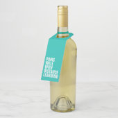 Fantastisches Fernlerngeschenk Flaschenanhänger (Angewinkelt)