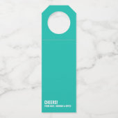 Fantastisches Fernlerngeschenk Flaschenanhänger (Rückseite)