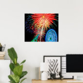 Fantastisches Feuerwerk-Poster Poster (Heimbüro)
