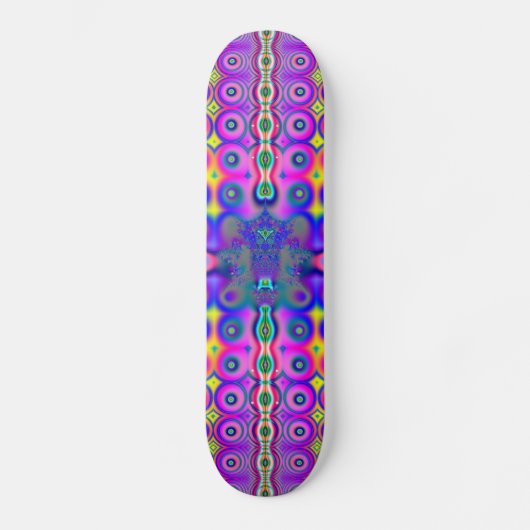 Fantastisches Fraktal 01 Skateboard (Vorderseite)