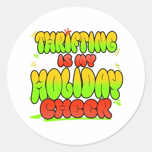 Fantastisches Geschenk für diejenigen, die Liebe T Runder Aufkleber (Vorderseite)