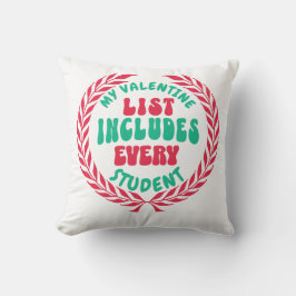 Fantastisches Geschenk für Lehrer am Valentinstag Kissen