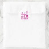 Fantastisches Geschenk für Lehrer am Valentinstag Runder Aufkleber (Tasche)