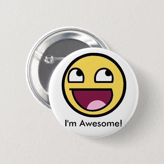 Fantastisches Gesicht - Im fantastisch Button (Vorne & Hinten)