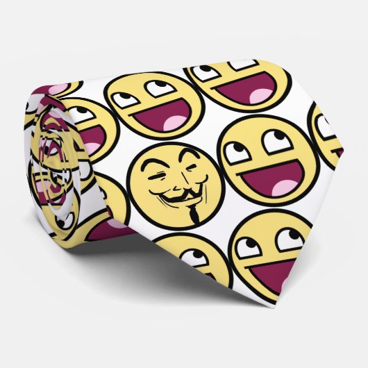 Fantastisches Gesicht Krawatte (Gerollt)