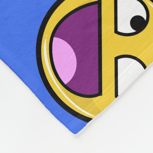 Fantastisches Gesichts-Internet Meme Fleecedecke (Ecke)