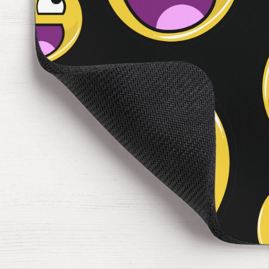 Fantastisches Gesichts-Internet Meme Mousepad (Ecke)