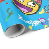 Fantastisches Gesichts-kundenspezifisches Geschenkpapier (Rolleneckpunkt)