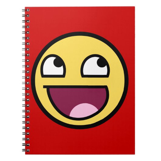 Fantastisches Gesichts-Notizbuch Notizblock (Vorderseite)