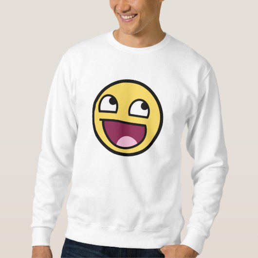 Fantastisches Gesichts-Sweatshirt Sweatshirt (Vorderseite)
