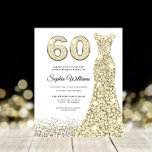 Fantastisches Gold Budget 60. Geburtstagsparty Ein<br><div class="desc">Fantastisches Gold Budget 60. Geburtstagsparty Einladung</div>