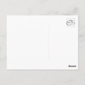 Fantastisches Gold Postkarte (Rückseite)