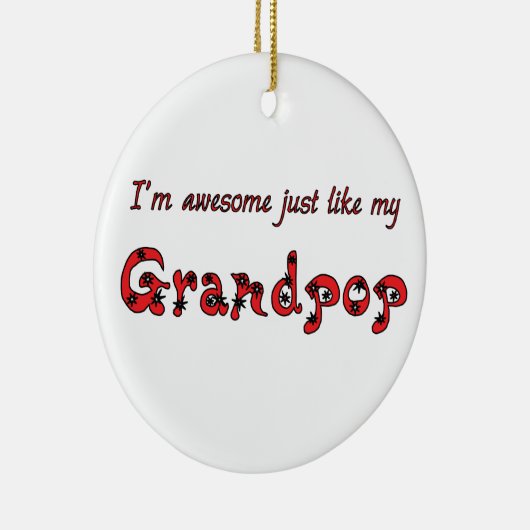 Fantastisches Grandpop Keramikornament (Rechts)