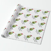 Fantastisches grünes Avocado Weihnachtsweihnachtsw Geschenkpapier (Ungerollt)